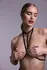 Obsessive Strappy Harness Bralette Black elegantni podesivi elastični modni detalj