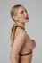 Obsessive Strappy Harness Bralette Black elegantni podesivi elastični modni detalj