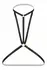 Obsessive Strappy Harness Bralette Black elegantni podesivi elastični modni detalj