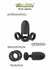 Viballdo Viballdo Black - Vibrating Intimate Device with Adjustable Fit
