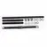 LOCKINK Adjustable Bondage Bar Set Black - Lightweight & Customizable