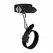 LOCKINK Adjustable Leather Wrist and Ankle Cuffs Set Black 34cm
