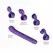 OTOUCH Magic Stick S1 Purple, modularni intimni masažer sa 4 nastavka