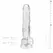 TOYJOY Crystal Clear intimni model sa postoljem 17 cm providni