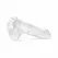 You2Toys Jelly Series intimna mašina sa vakuum postoljem 13.5cm providna