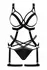 Le Desir Body Set with Straps & Detachable Suspender Belt Black S-L