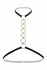 Leg Avenue Harness Bralette Body Chain Accessory Silver Adjustable