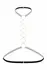 Leg Avenue Harness Bralette Body Chain Accessory Silver Adjustable