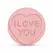 Love šumeća bomba za kupanje brenda Bath Bomb Cosmetics u obliku srca, šarena i mirisna