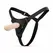 TOYJOY Strap-On sistem sa podesivim silikonskim pojasom, crni, 18 cm