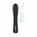 BLACQ Digital Curved Vibrator with Display - Black Silicone, USB Rechargeable