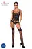 Nessy Black Corset with Adjustable Lacing and Open Detail, Multiple Sizes