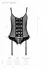 Nessy Elegant Black Corset with Adjustable Lacing - Versatile Fit