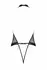 Passion Moonlight Bodysuit Black - Elegant Mesh Design, Open Detail