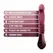 Blush Temptasia Trixie silikonski vibrator sa funkcijom prodiranja bordo 25.5 do 28.5 cm