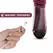 Blush Temptasia Trixie silikonski vibrator sa funkcijom prodiranja bordo 25.5 do 28.5 cm