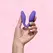 Blush Wellness Duo Flexible Vibrating System Purple Rechargeable Silicone