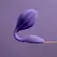 Blush Wellness Duo Flexible Vibrating System Purple Rechargeable Silicone