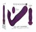 Evolved Velvet Hammer Dual-Action vibrator Ljubičasti vodootporni dizajn