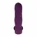 Evolved Velvet Hammer Dual-Action vibrator Ljubičasti vodootporni dizajn