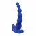 Evolved Beaded Pleasure Blue silikonski intimni uređaj sa 10 brzina i USB punjenjem