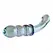 Evolved Shiny Wand Galaxy Glass Massager Iridescent Blue-Purple 19cm