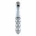 Evolved Shiny Wand Galaxy Glass Massager Iridescent Blue-Purple 19cm