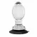 Evolved Crystal Ball Plug - Providna silikonska baza, glatki plastični oblik
