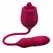 Evolved Wild Rose intimni stimulator sa efektom jezika u crvenoj boji, dva motora, punjiv preko USB kabla