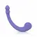 Good Vibes Only Leah Dual-Ended Silicone Vibrator Purple 10 Modes