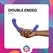 Good Vibes Only Leah Dual-Ended Silicone Vibrator Purple 10 Modes