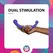 Good Vibes Only Jane dvostrani silikonski vibrator ljubičasti 10 modova