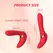 Pretty Love Noah 2-in-1 Flexible Vibrating Massager Pink