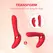 Pretty Love Noah 2-in-1 Flexible Vibrating Massager Pink