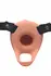 XR Brands Master Series Silicone Vibrating Intimate Extension Beige Adjustable
