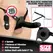 XR Brands Master Series Vibrating Silicone Extension Black Adjustable