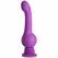 IN silikonski intimni stimulator Purple sa rotacijom i potiskivanjem, USB punjiv