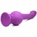 IN silikonski intimni stimulator Purple sa rotacijom i potiskivanjem, USB punjiv