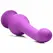 IN silikonski intimni stimulator Purple sa rotacijom i potiskivanjem, USB punjiv