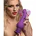 IN silikonski intimni stimulator Purple sa rotacijom i potiskivanjem, USB punjiv