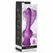 IN silikonski intimni stimulator Purple sa rotacijom i potiskivanjem, USB punjiv
