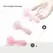OTOUCH Mushroom Silicone Wand Pink - 7-Mode Flexible Intimate Massager