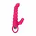 TOYJOY Ribbed Tarzan Pink Silicone Dual Action Massager 18 cm