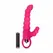 TOYJOY Ribbed Tarzan Pink Silicone Dual Action Massager 18 cm