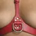 nsnovelties Chest Harness Red - Adjustable Vegan Leather Accessory