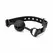 EasyToys Prozračni silikonski kuglica gag Crni - Podesivi udobni kroj 4.1cm