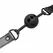 EasyToys Prozračni silikonski kuglica gag Crni - Podesivi udobni kroj 4.1cm