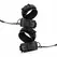 Kinky Collection Bondage Set od 5 delova u crnoj boji podesivi komplet od kvalitetne veštačke kože