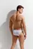 Blueberry Second Skin Microfiber Briefs White Comfort Fit