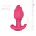 EasyConnect Axel roze analni vibrator sa kontrolom preko aplikacije, silikon